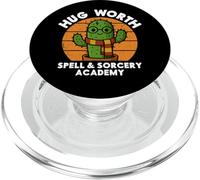 Hug Worth Wizard Cactus - Pianta magica coordinata per Halloween PopSockets PopGrip per MagSafe