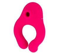 Hugbox Succhia Clitoride e Anello Vibrante con 14 Programmi e Opzione Riscaldamento, Rosa