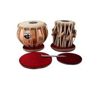 Huge Basket 1083 - Set di tabla con legno Bayan e Sheesham in rame Dayan per professionisti e principianti con martello | Anello Gaddi | Gatta in legno | Borsa per il trasporto (9 pollici)