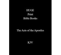 HUGE Print Bible Books The Acts of the Apostles
