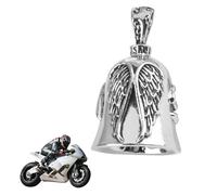 Hugfads Campanella Moto Guardian Bell in Acciaio Inossidabile, Portafortuna e Protezione per Veicoli a Due Ruote, Accessorio Unico per Viaggi Sicuri