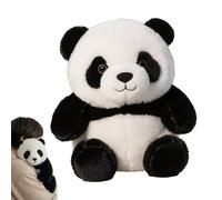Huggable Plush Pandas Throw Pillow, Stuffed Animal Pandas, Soft Emotional Soothing Companion, Cute Stuffed Animal Doll For Women Men Girls Boys Teens Adults