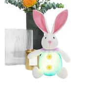 Huggable Rabbits - Peluche Soft Toy Design, Cotton Filling, Realistic Bunny Shape, Gentle Touch Fabric Texture, Adorable Cuddly Animal Companion | With Long Ear Style for Bedroom Nursery Easter G