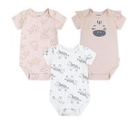 Huggies 3 Pack Bodysuit, Set di biancheria intima Unisex - Bimbi 0-24, Rosa, 6 mesi