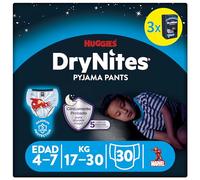 Huggies 4-7 anni DryNites Pantaloni pigiama Spiderman 30 per confezione