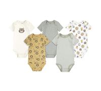 Huggies 5-Pack Elevated Bodysuit Body, Bleu/Rose/Blanc, 24 Mesi (Pacco da 5) Unisex-Bimbi