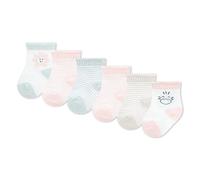 Huggies 6 Pack Baby Socks, Rosa