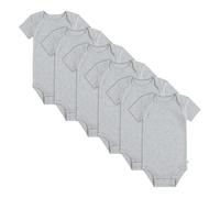 Huggies 6-Pack Basic Bodysuit Undershirt, Grigio Chiaro Htr, 6 Mesi (Pacco da 6) Unisex Baby