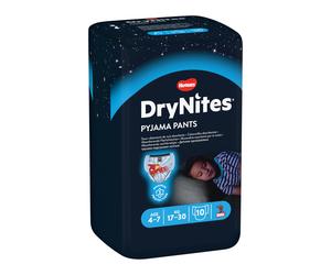 Huggies drynites boy pyjama pants 4/7 anni medium 17/30kg pacco singolo 10 pezzi