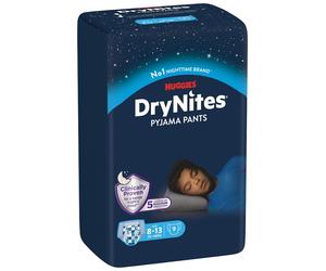 HUGGIES,DRYNITES GIR 27/57KG 9PZ