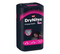 Huggies Mutandine Assorbenti Drynites Girl 8/15 anni 27/48 Kg, 10 Pz