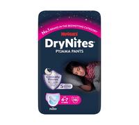 Huggies DryNites Girl Mutandina Assorbente Bambina 4-7 Anni 17-30 kg, 10 Pezzi