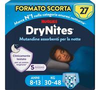 Huggies Drynites Pannolini, 27 Pannolini, Taglia L (27-57 Kg) | Pannolini mutandina, Con strato assorbente, Contro Enuresi notturna, Da indossare come vere mutandine