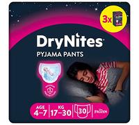 Huggies Drynites Pannolini, Taglia M (17-30 Kg), Mutandine assorbenti bambina, Design Marvel, 30 Pz