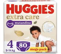 Huggies Extra Care 80 Pannolini Mutandina Taglia 4 (9-14 kg) Pacco Mega