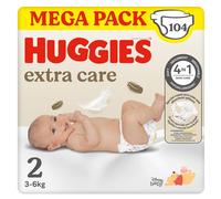 Huggies Extra Care Bebe Pannolini Taglia 2 (3-6Kg) Ultra assorbente Design