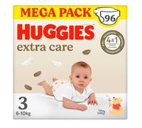 Huggies Extra Care Pannolini Taglia 3 (6-10 Kg) Offerta Megapack da 96 Pannolini