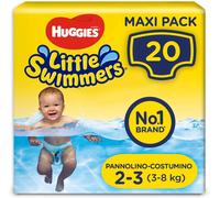 Huggies Litte Swimmers Pannolini Costumino Taglia 2/3 S - Pacco Grande da 20 ...