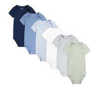 Huggies Little Hugs 6-Pack Basic Bodysuit, Unisex - Bimbi 0-24, Salvia Del Deserto, 6 mesi