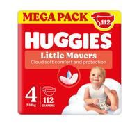 Huggies - Little Movers Megapack Taglia 4 112pz