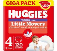 Huggies Little Movers Pannolini Mutandina Taglia 4 (9-14 Kg), 120 Pz