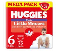 Huggies Little Movers Taglia 6 Pannolini Mutandina (15-25Kg) Offerta Megapack 75