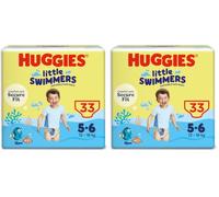 Huggies Little Swimmers Disposable Swim pannolini, taglia 5-6 (Confezione da 2)