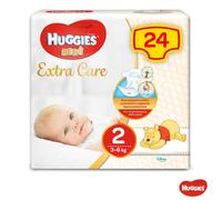 Huggies - Pannolini Bebè Extra Care Taglia 2 24pz