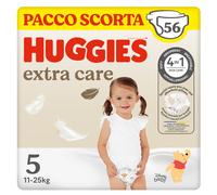 HUGGIES - Pannolini Extra Care Taglia 5 (11-25 Kg) Pacco Scorta da 56 Pezzi