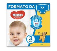 Huggies Pannolini Unistar Taglia 3 (4-9 kg) Pacco Scorta 72 Pannolini (4X18)
