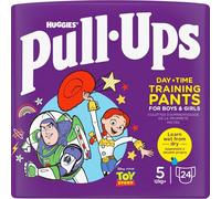 Huggies Pull-Up, Explorers Pull-Ups per 1,5-3 anni, taglia 5-6 pannolini (48 pantaloni), flessibili e protetti, pantaloni pannolini per il massimo comfort - disegni divertenti