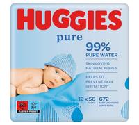 Huggies Pure Salviette Umidificate per Bambini, 12 Pacchi da 56 Pezzi