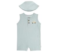 Huggies Romper and Hat Set Baby Boy Green