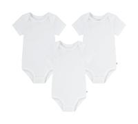 HUGGIES Short Sleeve Bodysuits 3-Pack Body 3 Pack, Bianco, 9 Mesi Unisex-Bimbi