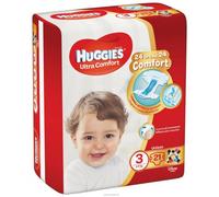 HUGGIES ULTRA COMFORT BAS3 21P