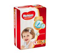 Huggies Ultra Comfort Pannolino per Bambini Taglia 4 per 7-18 Kg, 18 Pezzi