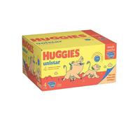 Huggies Unistar Pacco Mega Scorta Pannolini Taglia 4 (7-18 Kg) Offerta 144 Pannolini