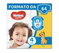 Huggies Unistar Pannolini Taglia 4 (7-18 kg) Pacco Scorta 64 pannolini (4X16)