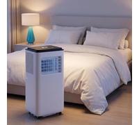 HUGGWRT Condizionatore Portatile 12000 BTU raffredda 300 mq, Deumidificatore e Ventilatore, Timer 24H, Oscillazione 120°, Telecomando, Spina UK a 3 Poli Conforme BS 136, 10000 BTU, 10000 BTU