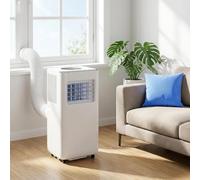 HUGGWRT Condizionatore Portatile 12000 BTU raffredda 300 mq, Deumidificatore e Ventilatore, Timer 24H, Oscillazione 120°, Telecomando, Spina UK a 3 Poli Conforme BS 136, 13000 BTU, 13000 BTU