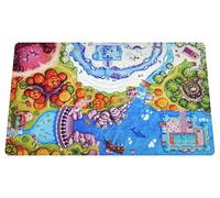 HuggyPlay tappeto da gioco il regno di ghiaccio frozen principessa tappeto per bambini 90 x 150 cm