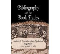 Hugh Amory Bibliography and the Book Trades (Copertina rigida) Material Texts