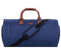 HUGH BUTLER Borsa da Weekend 4 In 1 - Pratica Borsa da Viaggio per Vestiti, Laptop, Scarpe E Articoli da Toeletta - Elegante Fodera Blu Navy, Perfetta per Viaggi di Lavoro E D'affari