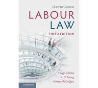 Hugh Collins K. D. Ewing Aileen McColgan Labour Law (Copertina rigida)