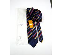 HUGH PARSONS NUOVA NEW 100% SETA SILK FATTA A MANO HAND MADE IN ITALY