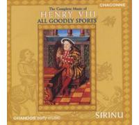 Hugh Wilson All Goodly Sports - The Complete Music of Henry 8 (CD) Album