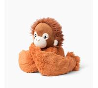 HUGIMALS Hugarounds Ollie The Orangutan - Fascia per collo e spalle in peluche, 1,1 kg, lenitiva e confortante per la cura di sé e il relax, inodore, per bambini dai 2 anni in su