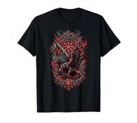 Hugin & Munin i Corvi di Odin, Vichingo, Celti, Valhalla, Corvo Maglietta