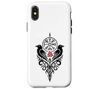 Hugin & Munin i corvi di Odino, Celti vichinghi Valhalla Custodia per iPhone X/XS
