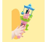 HugMiu Emozionante Giocattolo Rotante con Luci a LED Funzionamento Manuale Illuminato Carosello a Mano Ruota Ferris